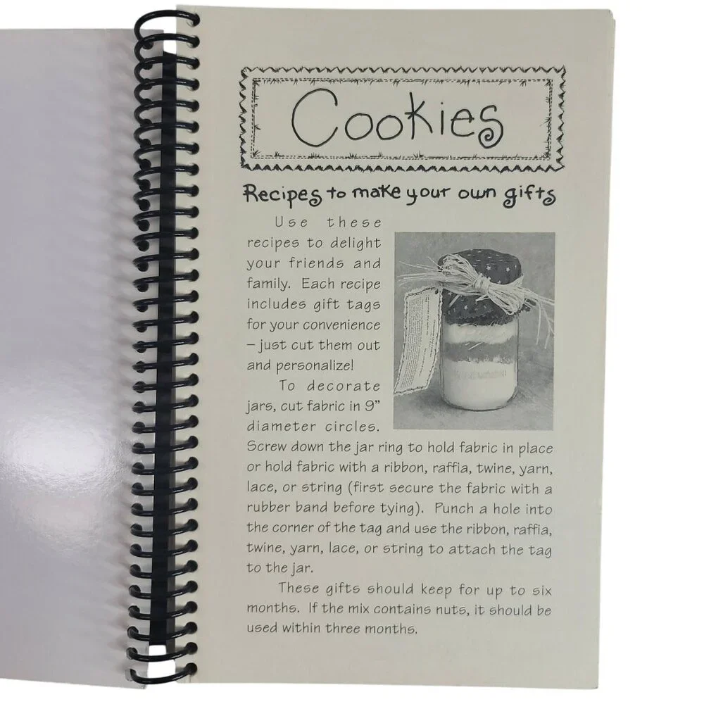 Gifts In A Jar Cookbooks Lot Of 2 Bars Brownies Cookie Homemade Holiday VTG 2001